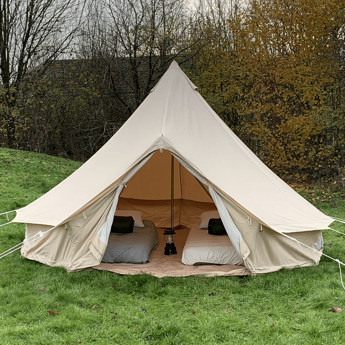 Fabric Wax Bell Tent
