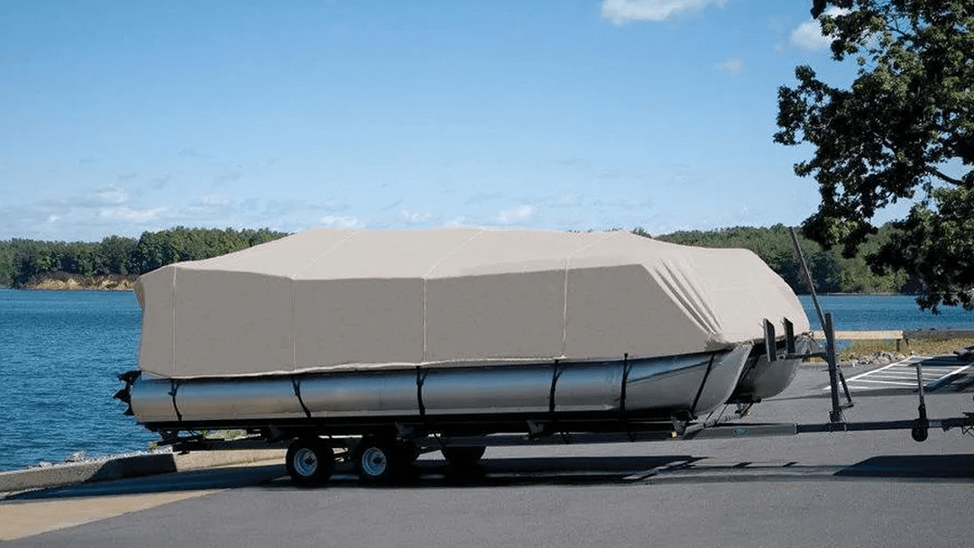 Boat Cover Waxing