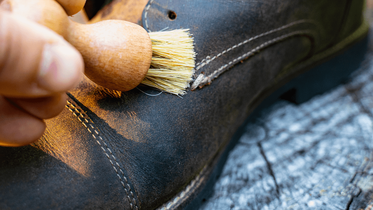 Brush Dirt Off of Swede Shoes